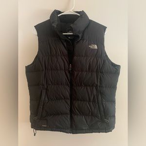 North Face 700 Black Puffer Vest, Size L